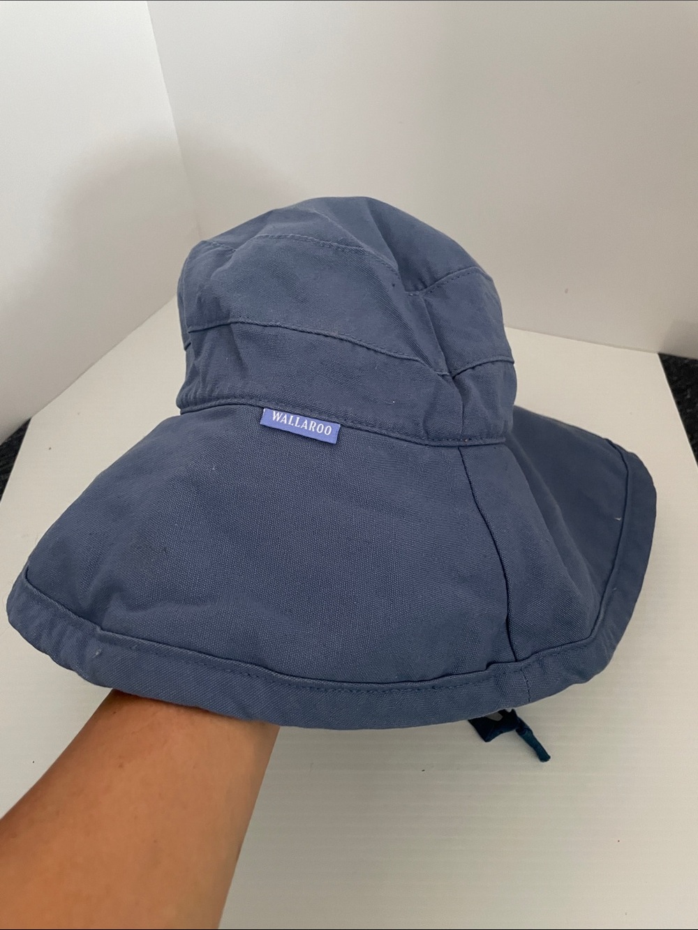 Wallaroo Navy Wide-Brim Sun Hat